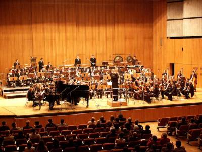 Das Symphonische Blasorchester der Professur Blasorchesterleitung der Universität Augsburg